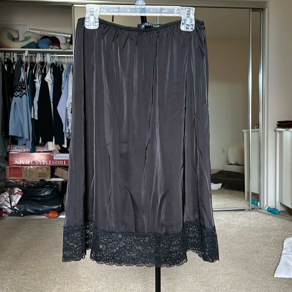 Silk Midi Skirt